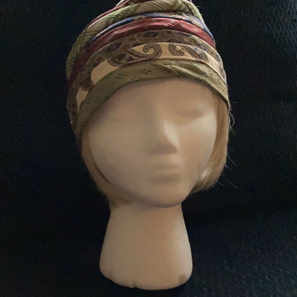 A hat made of ties